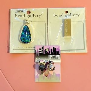 2 Pendants & bracelet beads